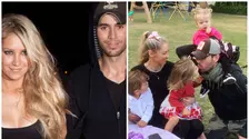 Imagine emoționantă de familie! Cum a surprins-o Enrique Iglesias pe soția lui, Anna Kournikova, alături de cei patru copii ai lor