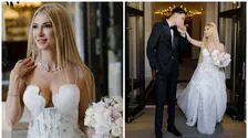 Andreea Bălan a dezvăluit noi imagini spectaculoase de la nunta de vis cu Victor Cornea: "Cea mai frumoasă zi din viețile noastre"