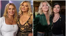 Nadia Comăneci, la Palatul Elisabeta alături de Loredana Groza și fiica ei, Elena. Fotografia care a atras atenția fanilor