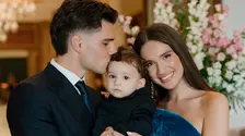 Elena și Ianis Hagi, imagini adorabile cu fiul lor. Cum l-au sărbătorit pe Giorgios, care a împlinit un an