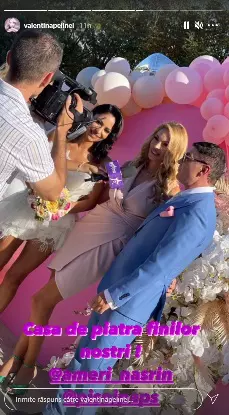Vedeta Antena Stars Nasrin Ameri a făcut cununia civilă. Cum a reușit nașa Valentina Pelinel să fure ochii invitaților (3)