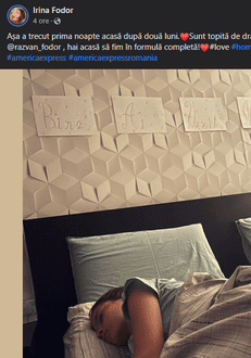 Irina Fodor a ajuns acas