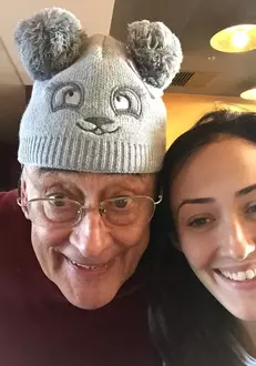 Nidia Moculescu si tatal ei2