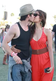 Ian Somerhalder si Nina Dobrev 2012