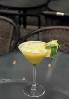 Frozen Mango and Mint Spice Daquiri