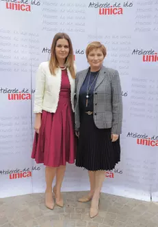 Raluca Hagiu (Unica) si Cristina Stanciulescu (Ringier)