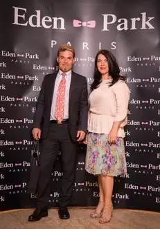 Phillipe Garcia (Ambasada Frantei) si Dana Petcu (Christian Dior)