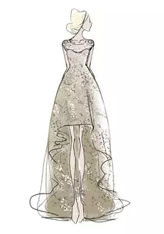 Schita rochiei lui Carrie Underwood