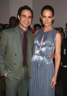 Zac Posen si Katie Holmes