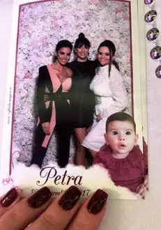 Adelina Pestritu la petrecerea de botez a Petrei, fiica lui Mădălin Ionescu