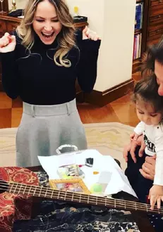 Octavia Geamanu, Marian Ionescu si fiul lor