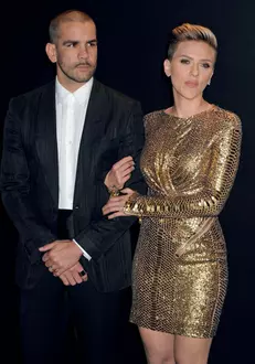 Scarett Johansson și Romain Dauriac