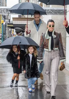 Kourtney Kardashian, fiica sa Penelope şi North West