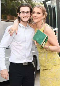 Céline Dion și fiul ei cel mare, René Charles (17 ani)