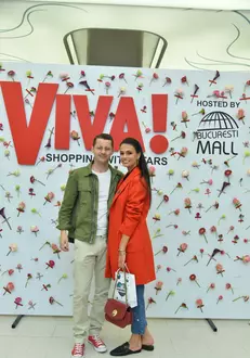 Anca Serea si Adi Sina la VIVA shopping with stars