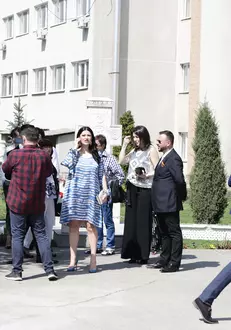 Gabriela Cristea și-a creștinat fetița