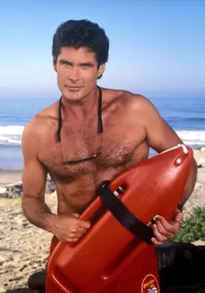 David Hasselhoff, pe vremea când făcea furori în "Baywatch".