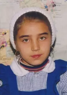 Adelina Pestrițu în prima zi de școală