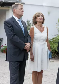 Carmen Iohannis alături de Preşedintele României