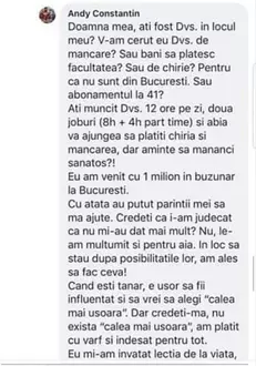 Mesajul prin care Andi de la Insula iubirii își justifică alegerile din trecut