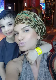 Anna Lesko și băiețelul ei, Adam