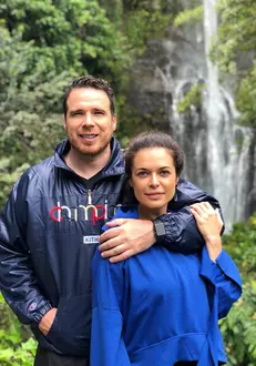 Raluca Larazut si sotul ei