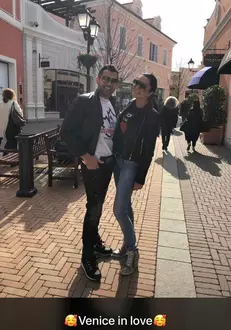 Brigitte Năstase și Florin Pastramă în Veneția