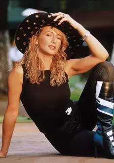 Mihaela Rădulescu când era blondă