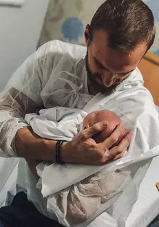 Prima imagine cu băiețelul Flaviei Mihășan