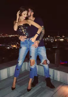 Ramona Olaru și soțul ei