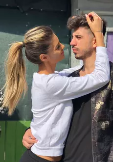 Ramona Olaru alături de soțul ei, Bogdan