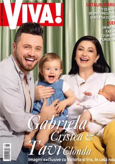 Gabriela Cristea şi Tavi Clonda, pictorial exclusiv pe coperta revistei VIVA!