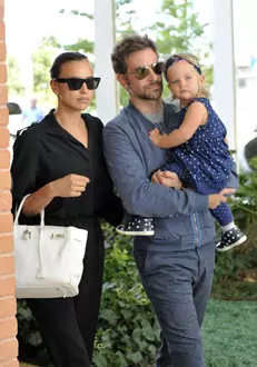 Irina, Bradley și fiica lor Lea De Seine, în Veneția.