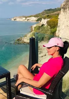 Lavinia Pârva, în vacanță 1