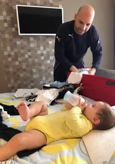 Andrei Ștefanescu și fiul său