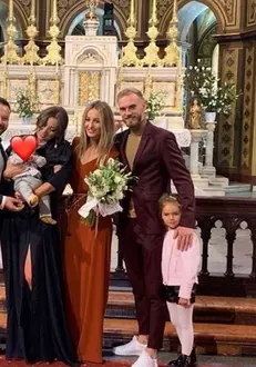 Flavia Mihășan și-a botezat băiețelul