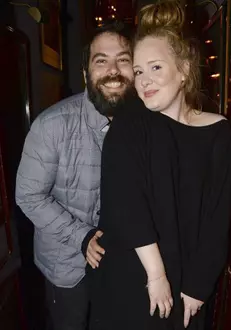 Adele, alături de fostul ei soț, Simon Konecki