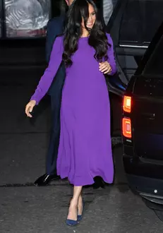 Meghan Markle, în rochie de gravidă... Ducesa a mai purtat acest outfit când era însărcinată cu Archie în 6 luni.