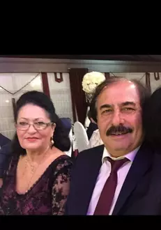 Nicolae Botgros şi soţia sa