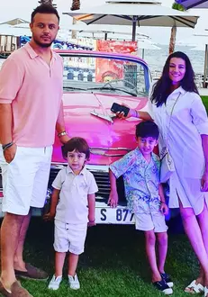 Claudia-Pătrășcanu-Gabi-Bădălău-și-cei-doi-copii