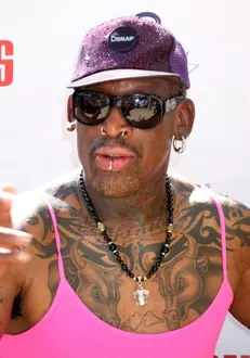Dennis Rodman Hosts A Party At The Sapphire Pool & Dayclub