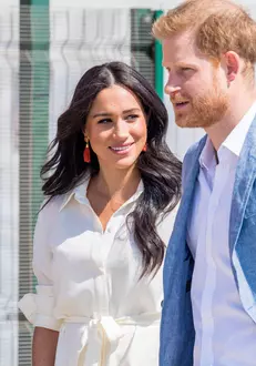 Meghan Markle and Prince Harry visits the Youth Employment Services Hub in Tembisa township, Johannesburg in South Africa.
