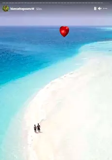 Bianca Drăgușanu și Gabi Bădălău în Maldive