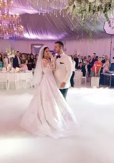 Claudia-Pătră_canu-_i-Gabi-Bădălău-la-nuntă