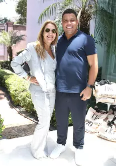 Ronaldo’s girlfriend Celina Locks debuts new fashion line in Sao Paulo