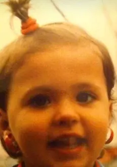 Antonia cand era bebelus