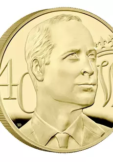 Prince William gets official 40th birthday commemorative UK coin