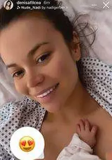 Denisa Filcea dupa nastere