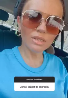Cristina Siscanu despre depresie