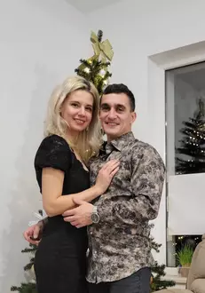 Marian Dragulescu si iubita sa